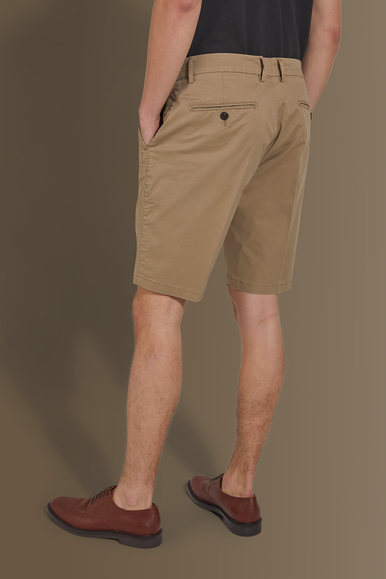 Bermuda uomo classico twill elasticizzato image number null