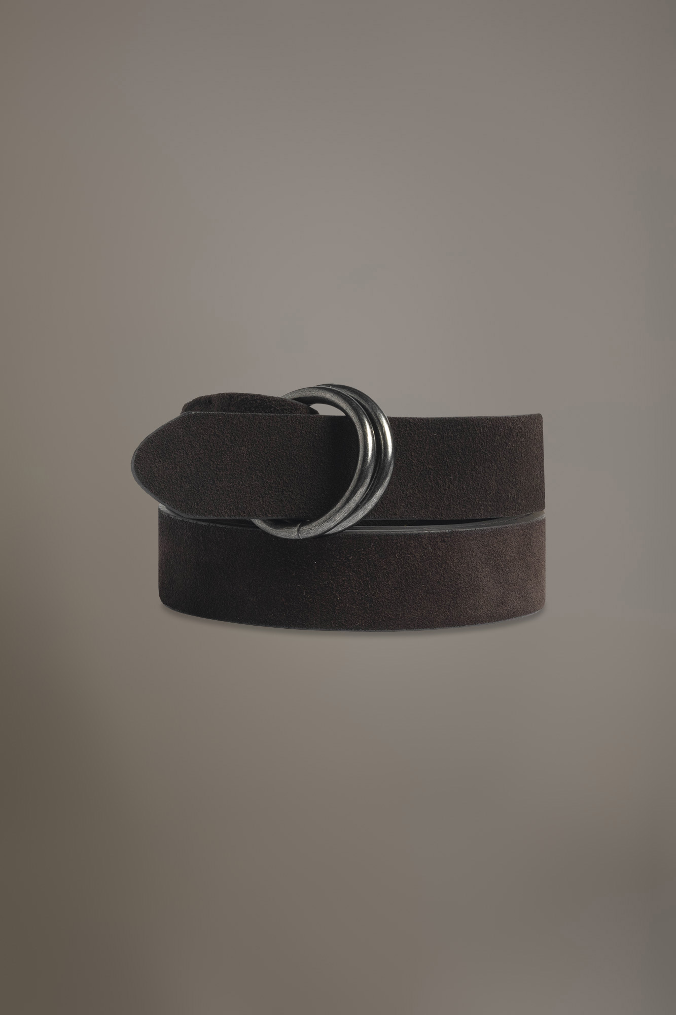 Belt 100% suede leather image number null