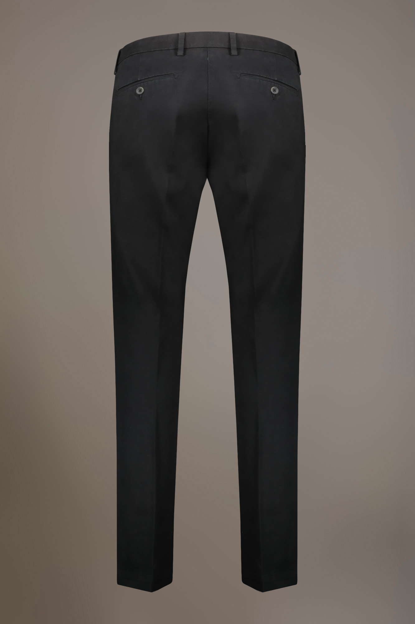 Pantalone chino classico regular fit tessuto twill elasticizzato image number null