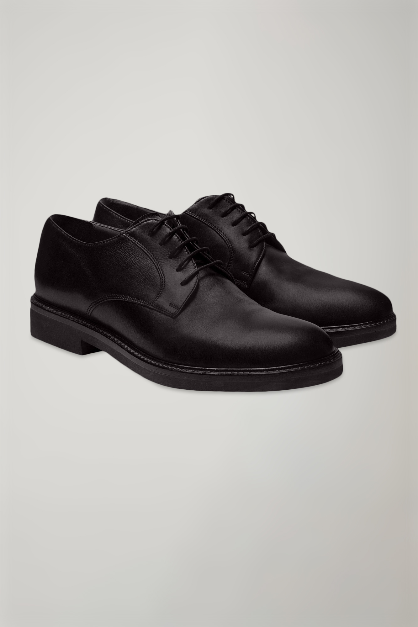 Derby shoes 100% leather image number 0