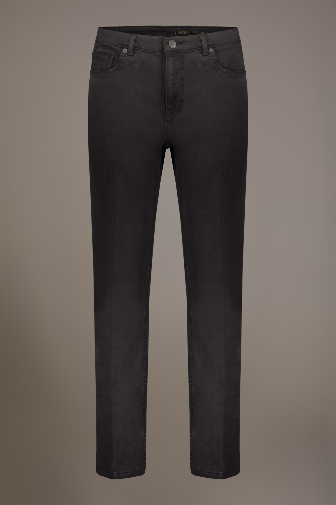 Pantalone 5 tasche regular fit tessuto bull twill image number null