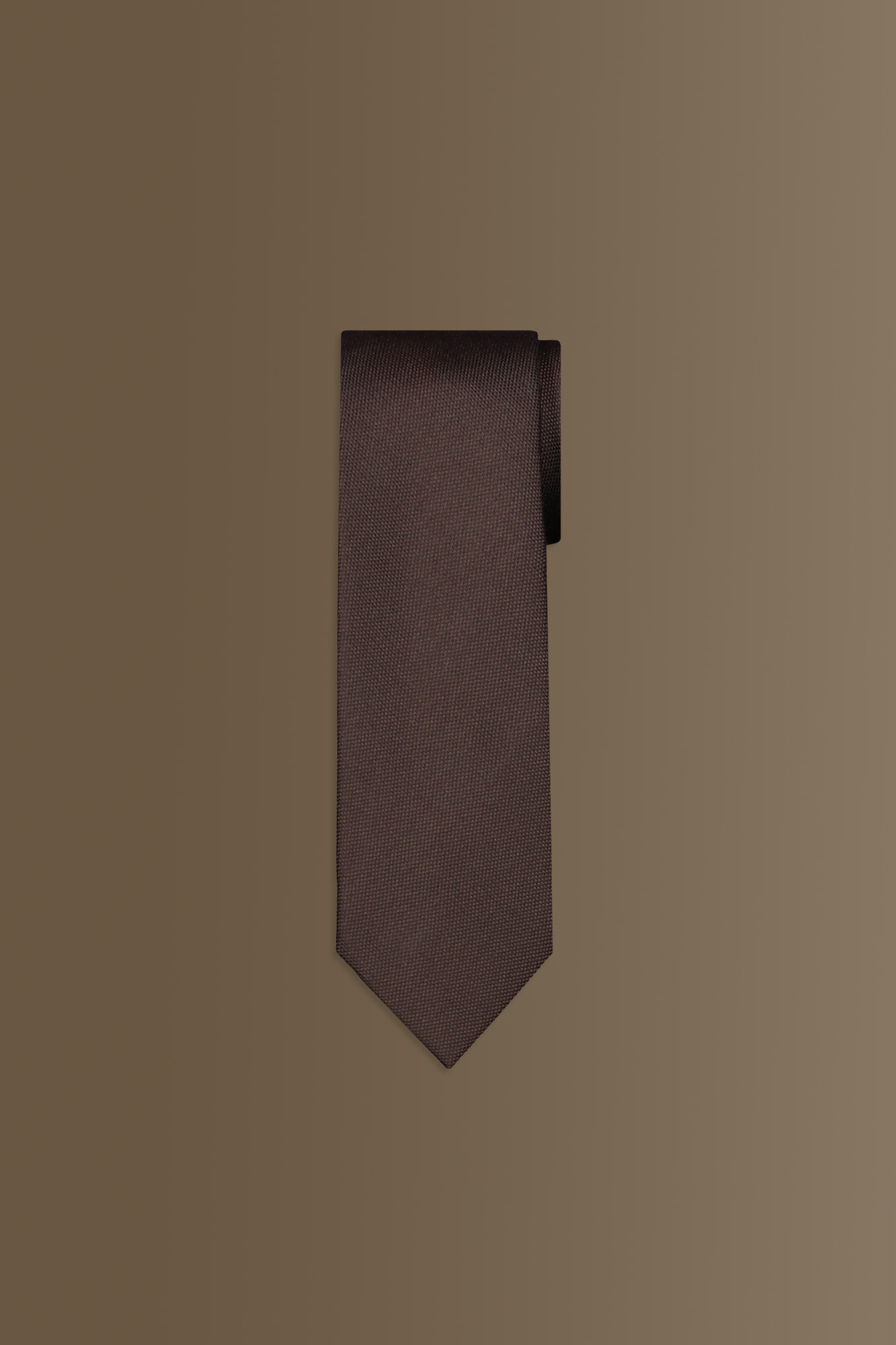 Cravatta uomo misto bamboo a tinta unita image number null