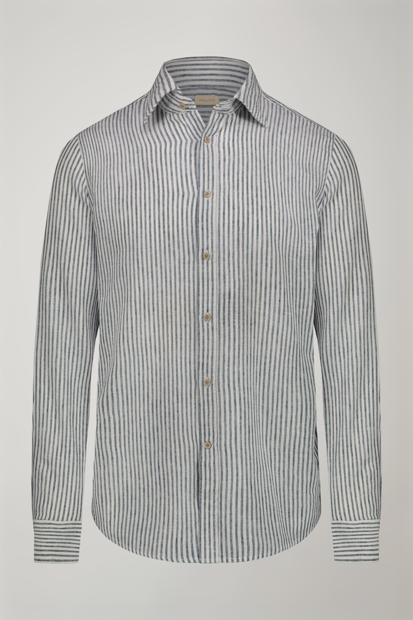Camicia Uomo Navigare Manica Lunga Button Down | Comfort Fit 100% Cotone | 3 Colori (Azzurro, Bianco, Celeste)