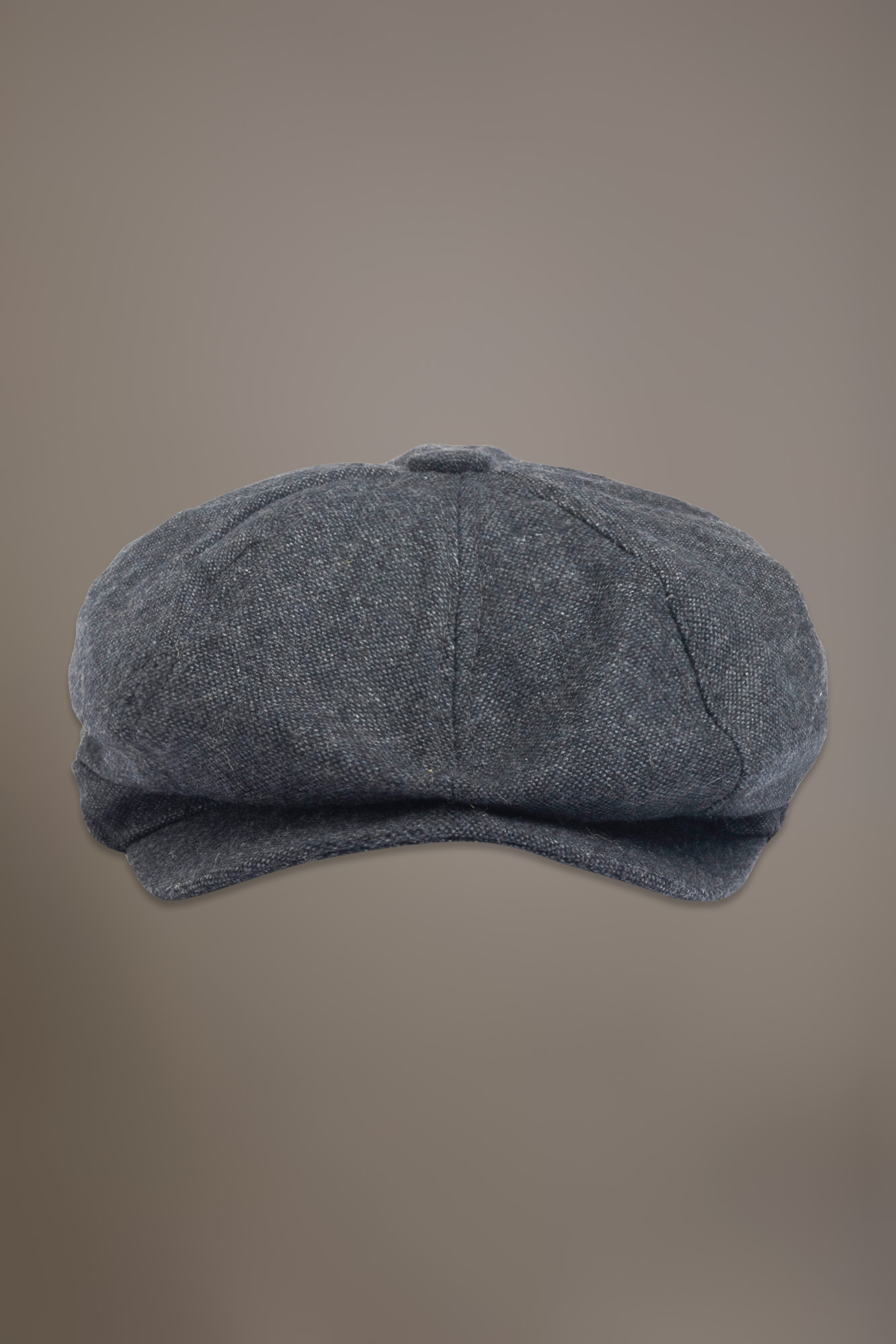 Birdseye wool blend newsboy hat