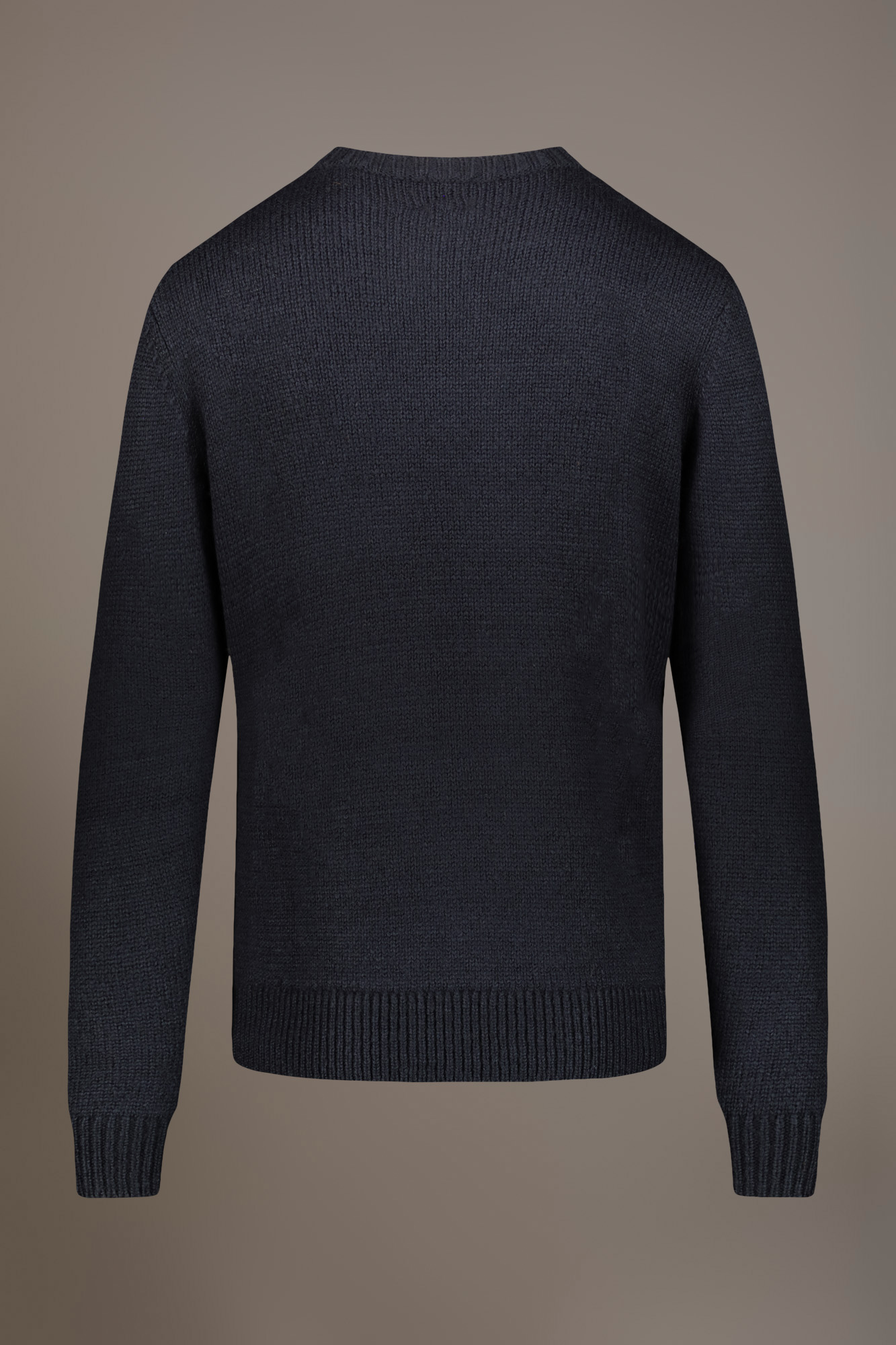 Round neck wool blend sweater image number null