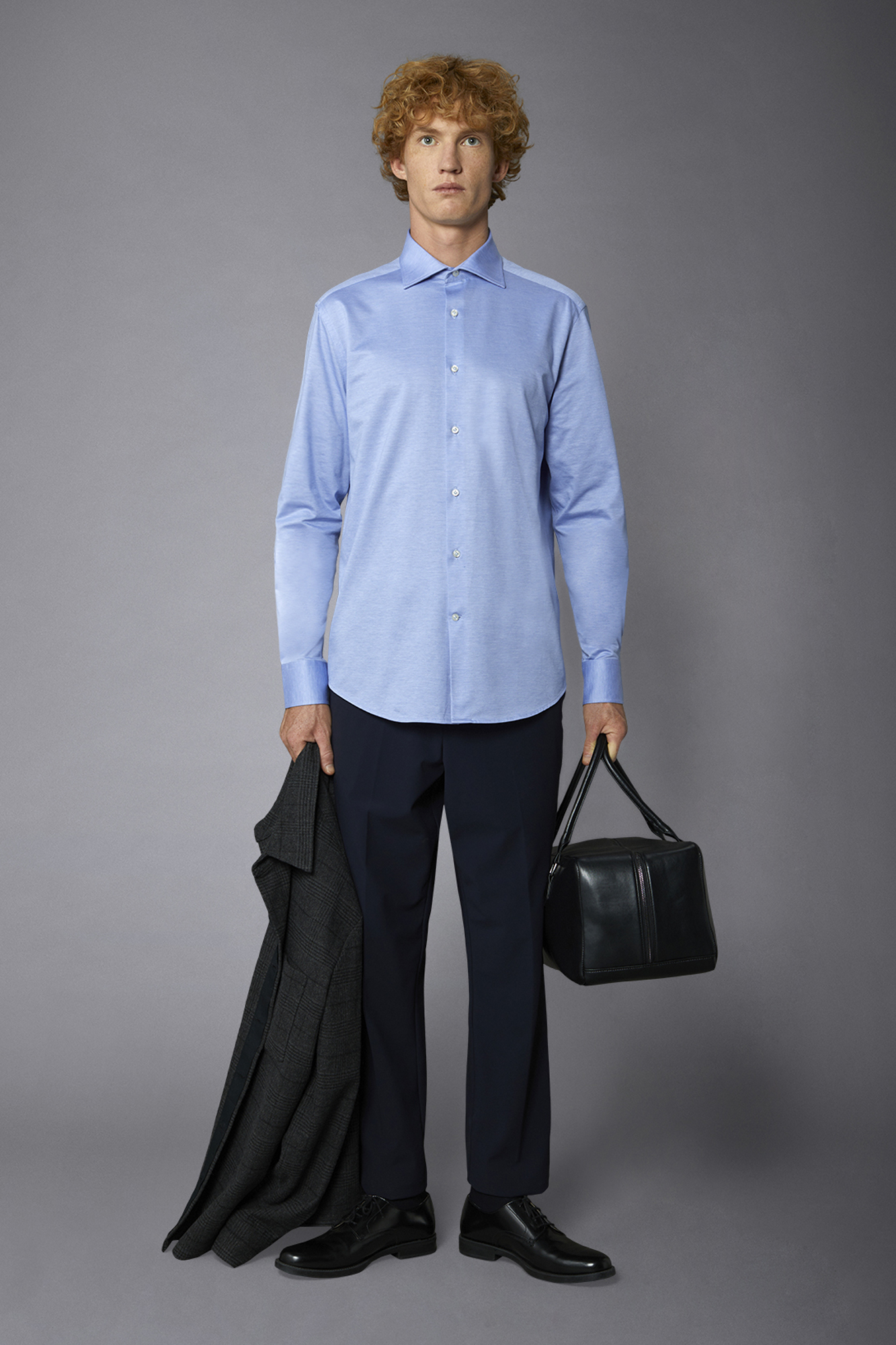 Camicia Da Notte Camille In Jersey Di Cotone Con Stampa Floreale, Manica Corta, Taglia 42-44, Colore Aqua