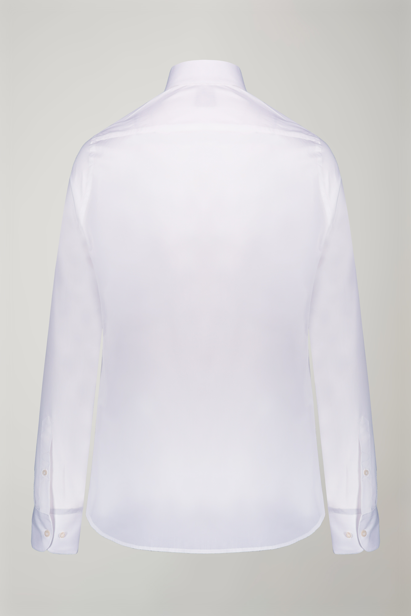 Klassisches Herrenhemd mit französischem Kragen aus glattem Twill image number null