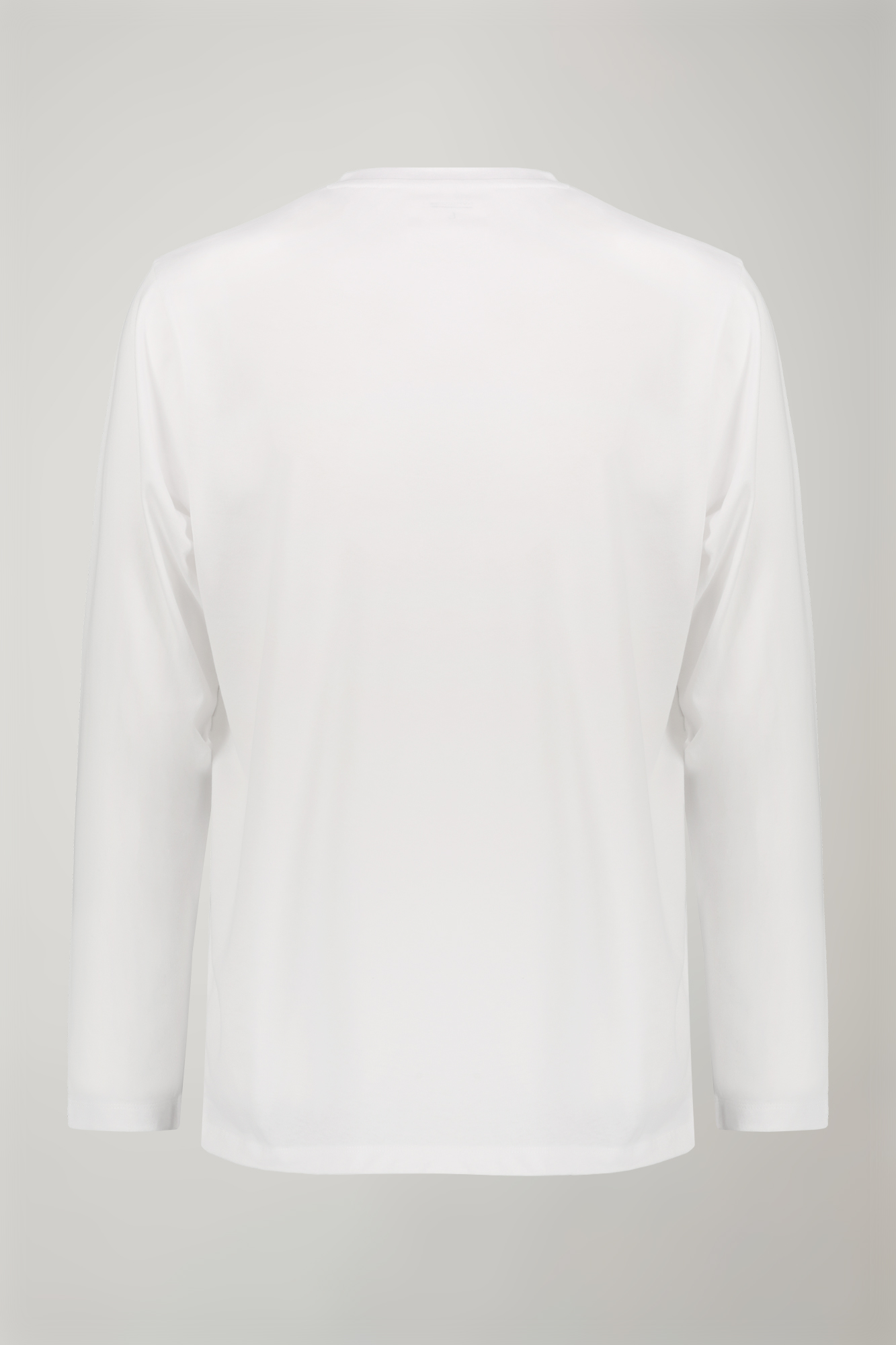 T-shirt uomo girocollo con manica lunga 100% cotone regular fit image number null