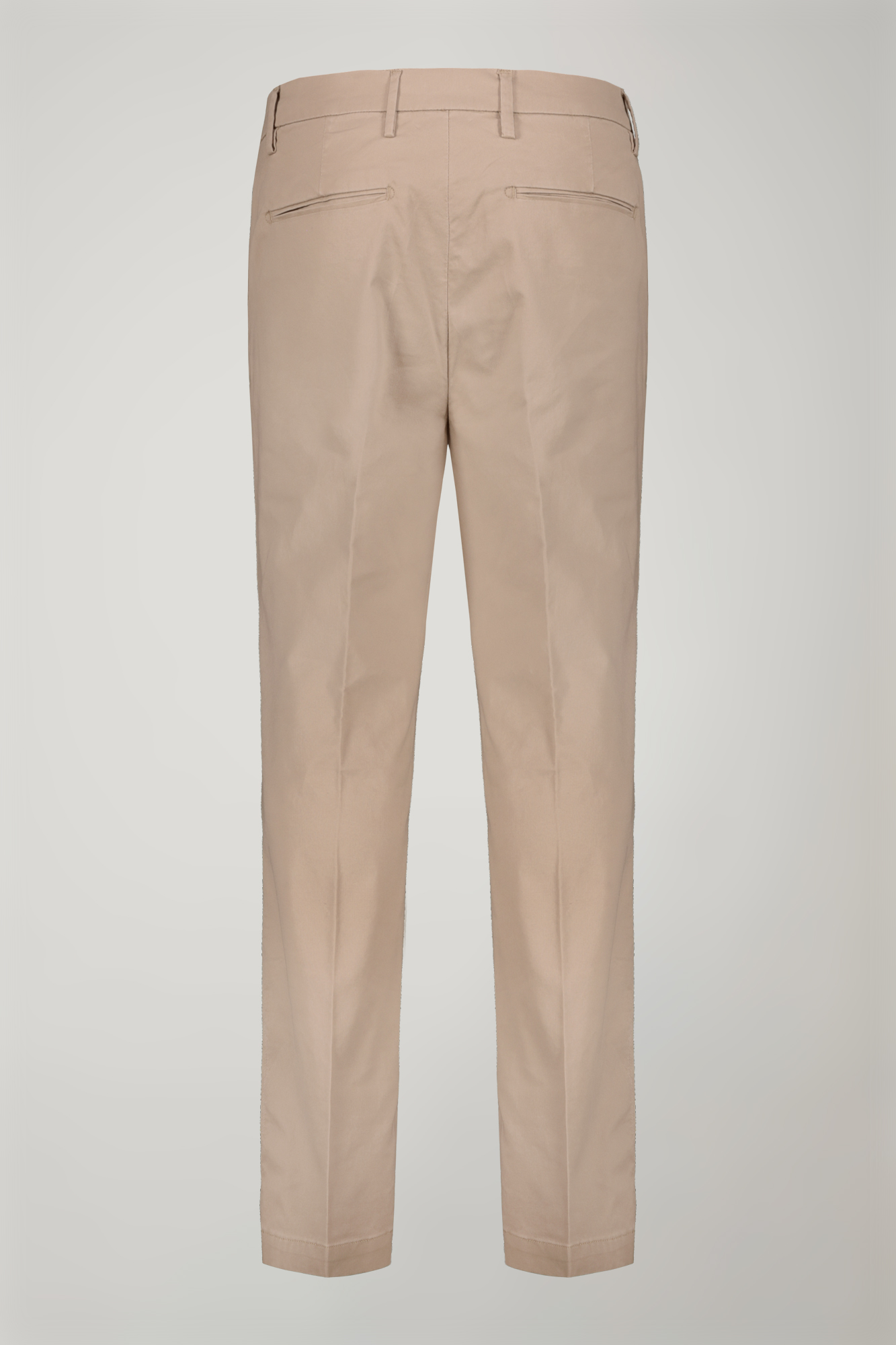 Classic men's trousers cotton cannetè fabric regular fit image number null