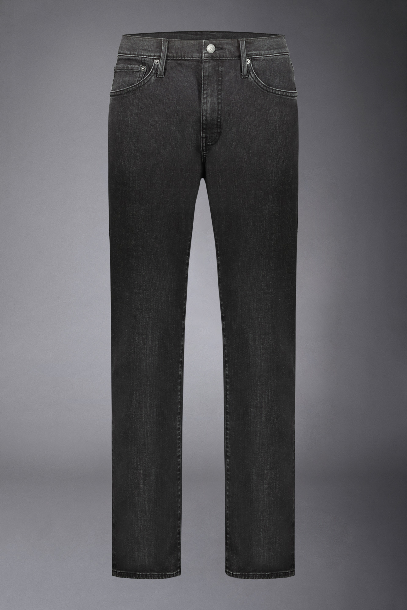 Jeans Uomo Mastino Denim Elasticizzato Regular Fit 5 Tasche - Lavaggio Medio
