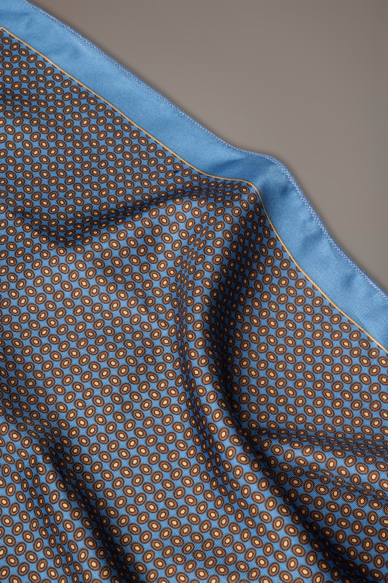 Pochette in twill fantasia stampata image number null