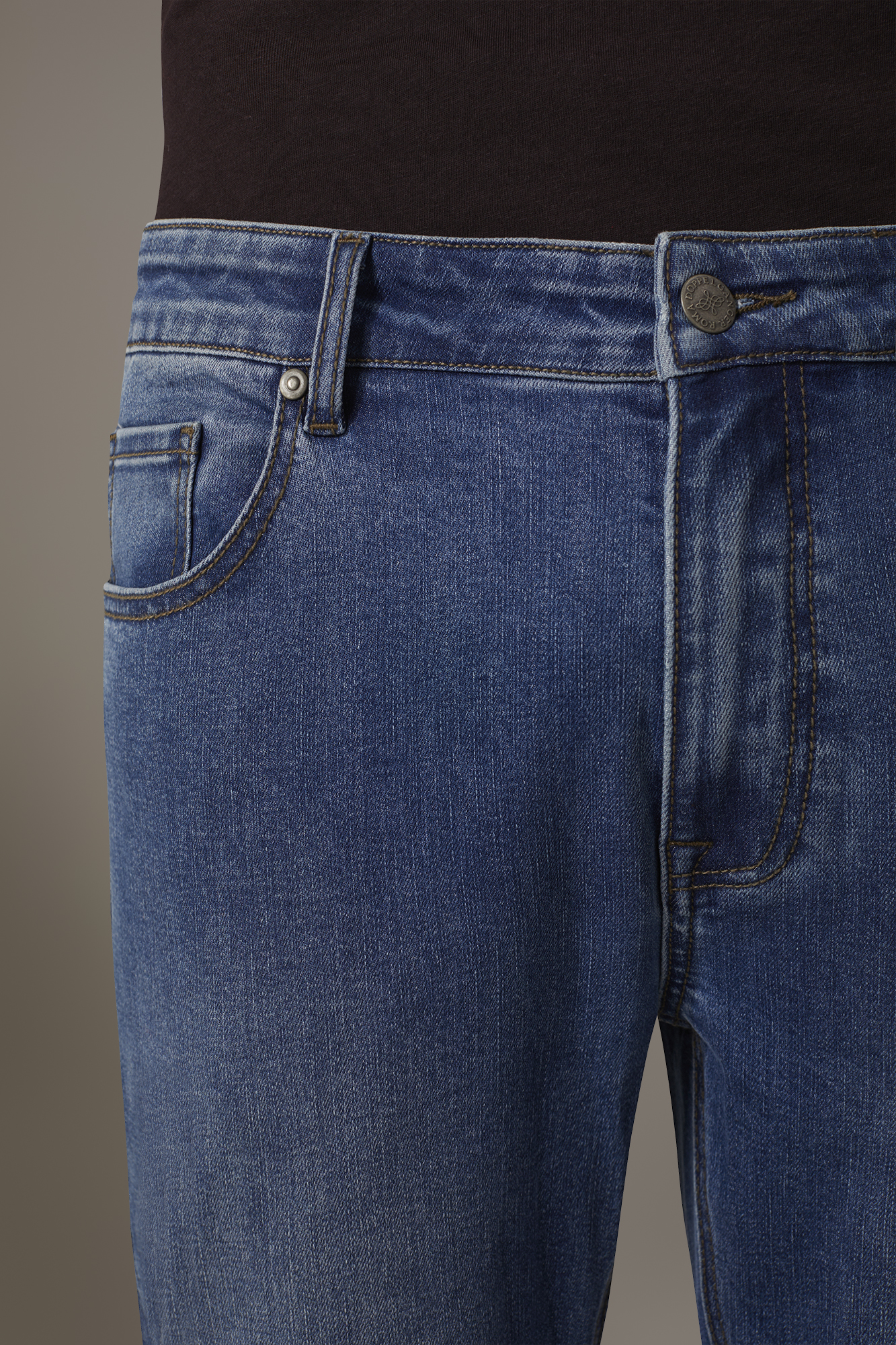 5-Pocket-Denim-Jeans in normaler Passform image number null