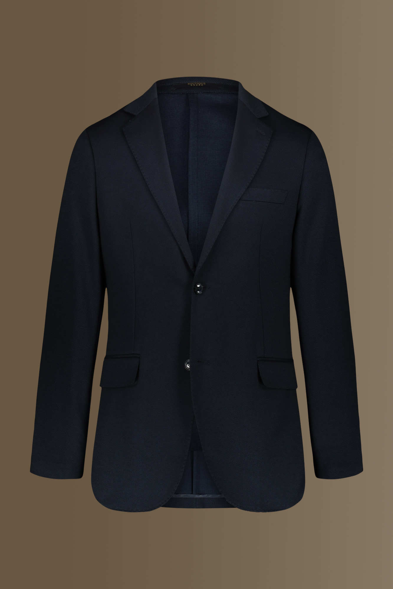 Single-breasted birdseye jersey fabric suit image number null