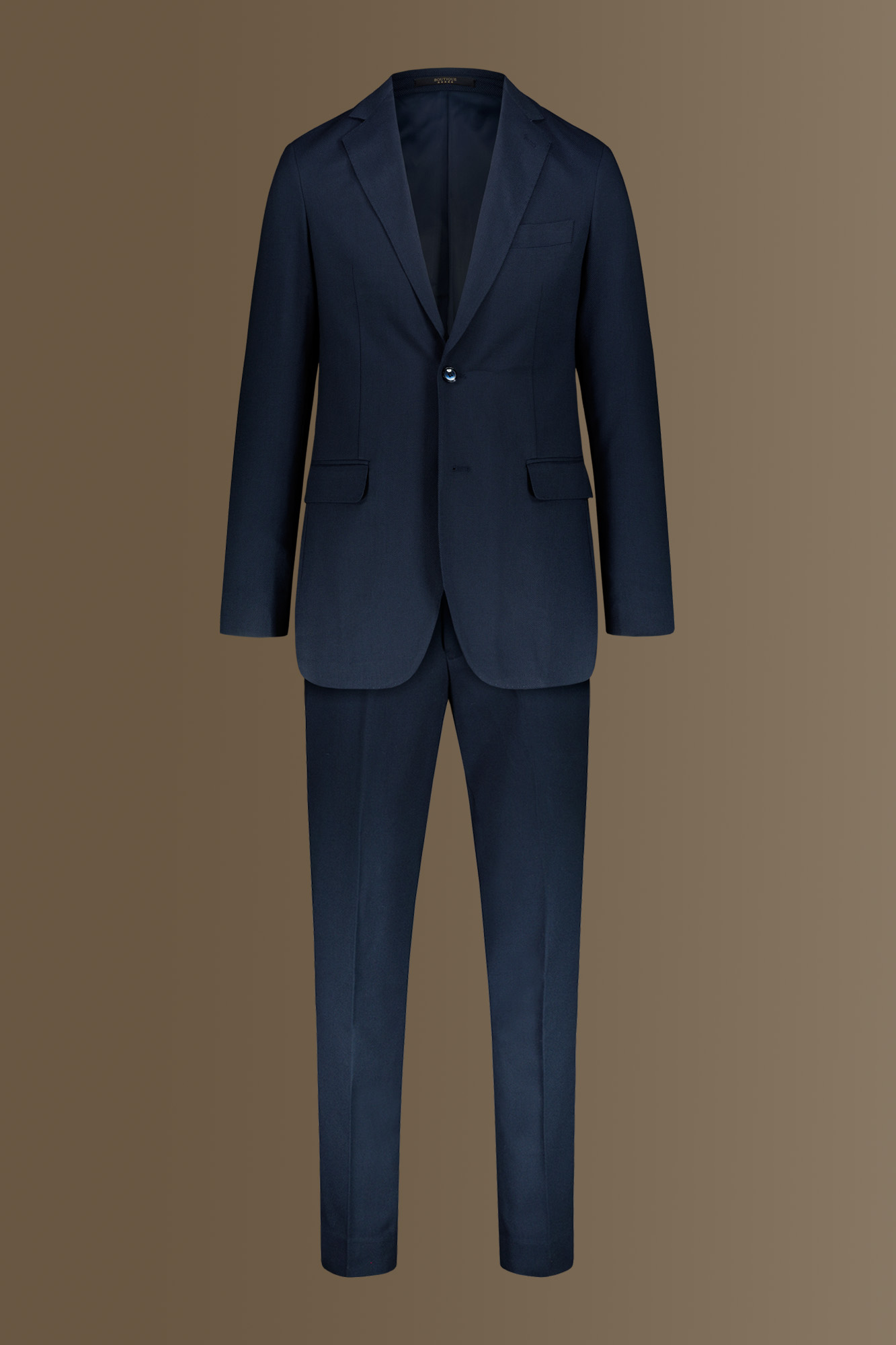 Single-breasted birdseye fabric suit image number null