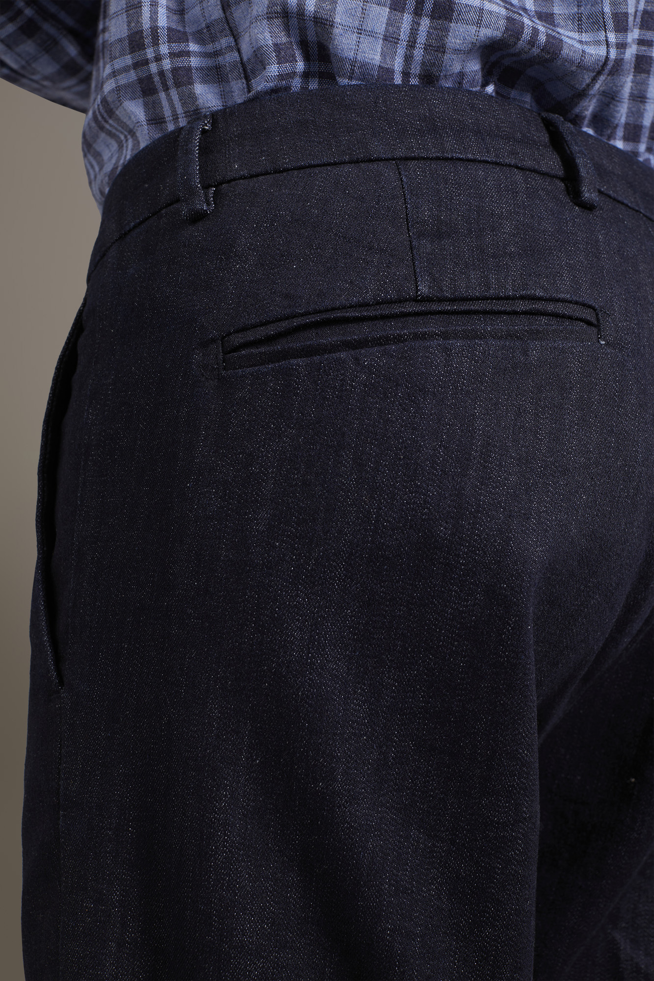 Jeans chino uomo regular fit tessuto denim image number null